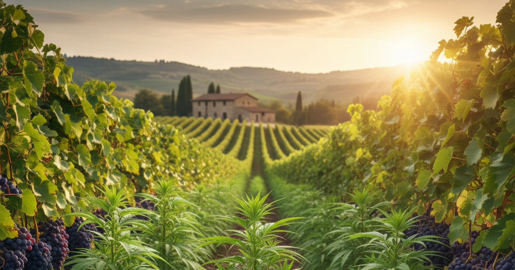 Canapa in Vigna: Migliorare il Suolo, Aumentare la Qualità del Vino e la Sostenibilità