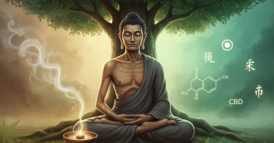 La Canapa nella Via dell'Illuminazione: Buddha, Zen e la Tradizione Millenaria