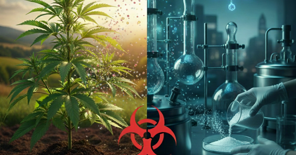 L’Inganno in Provetta: Perché il CBD Sintetico è un Pericolo