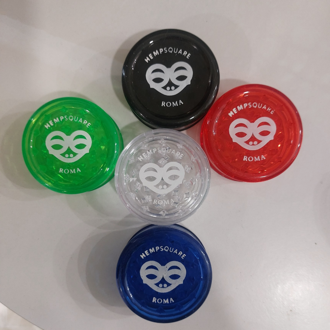 Grinder in plastica con logo